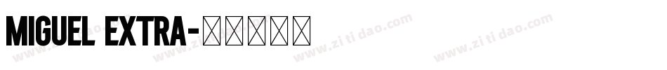 Miguel Extra字体转换